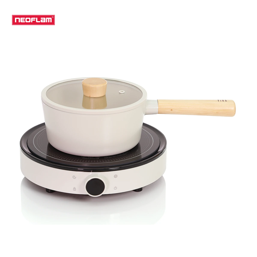 Bộ quánh 18cm & bếp từ đơn Fika Neoflam Hàn Quốc