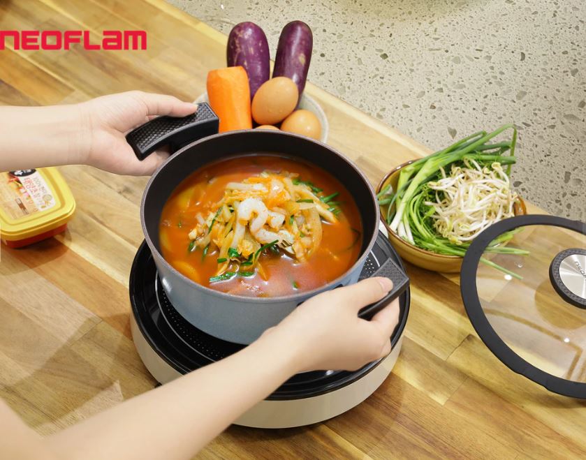 Nồi sâu chống dính bếp từ Neoflam Reverse 20cm