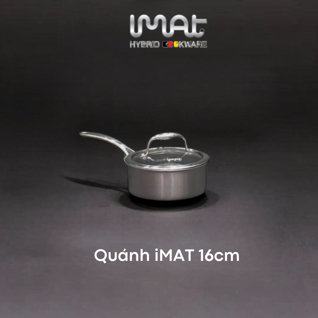 Bộ 6 nồi chảo inox iMAT Hybrid - Lựa chọn 2