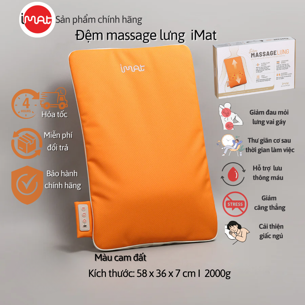 Đệm Massage Lưng iMat Cao Cấp