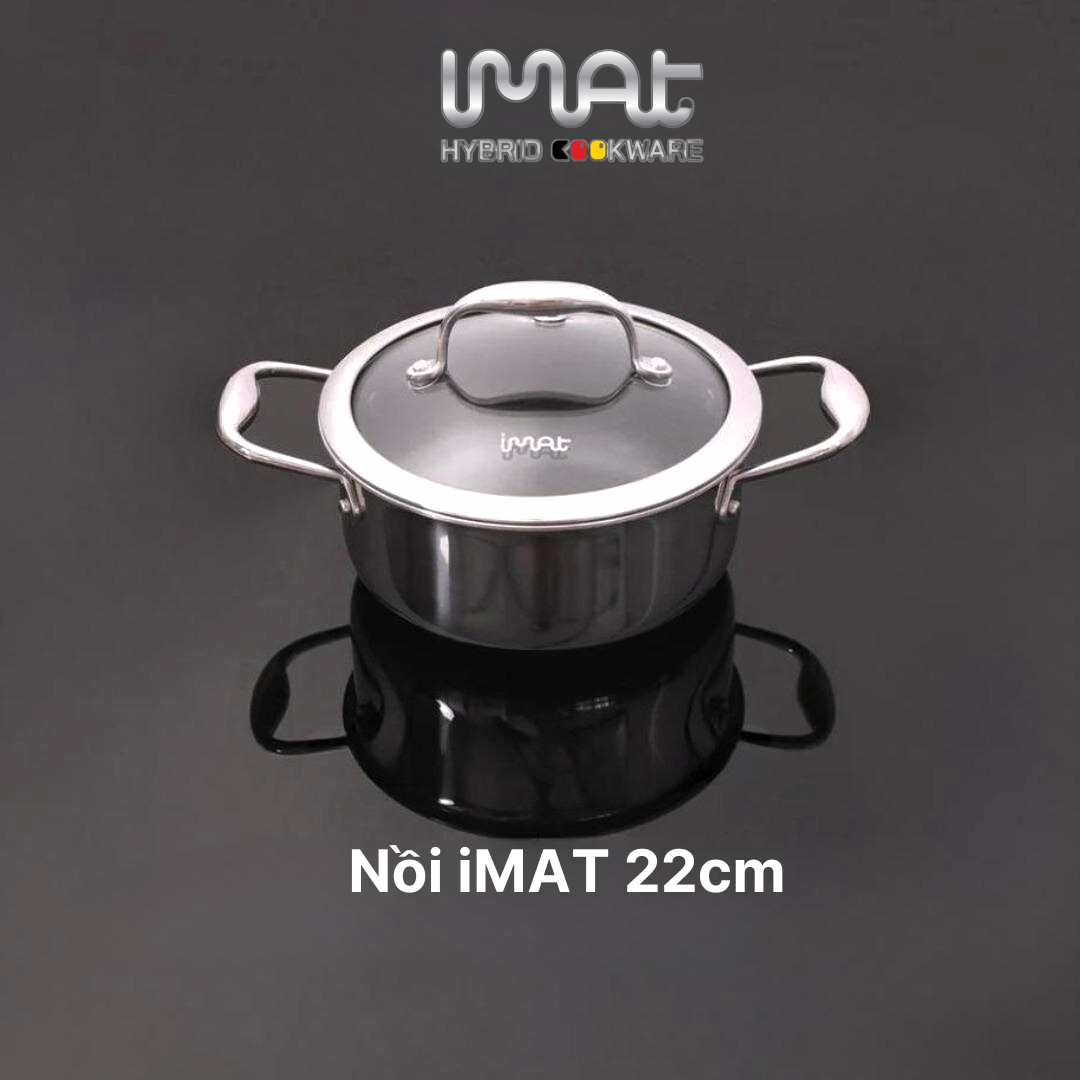 Bộ 6 nồi chảo inox iMAT Hybrid - Lựa chọn 2