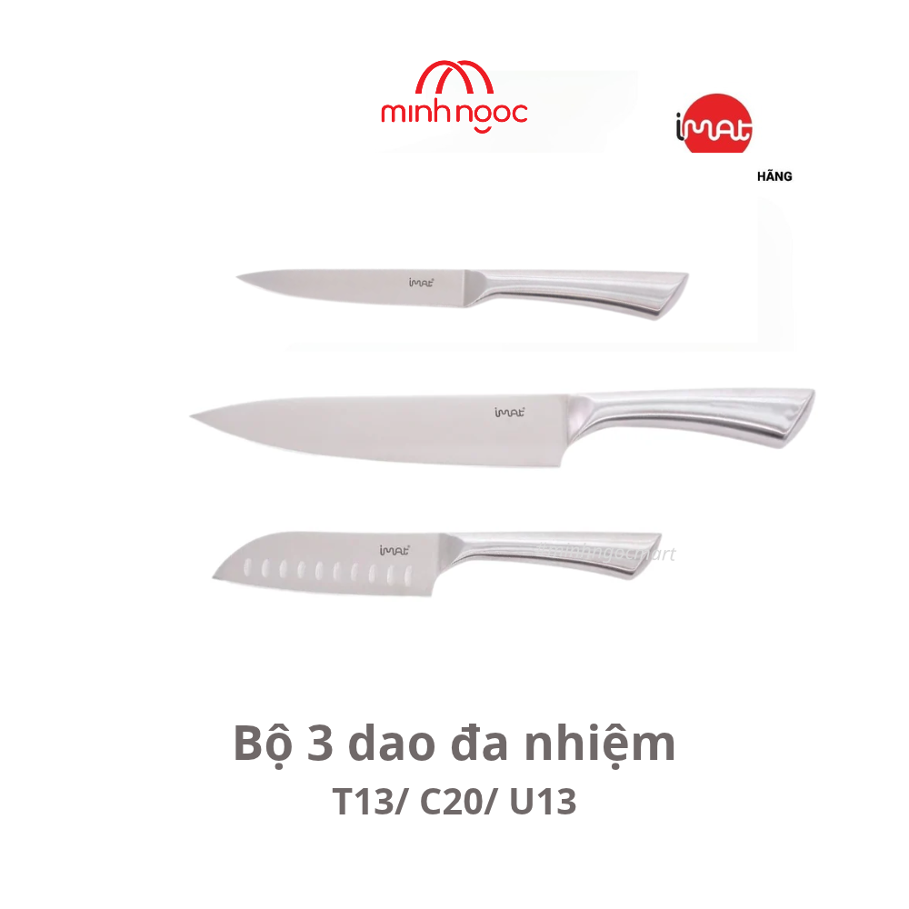 Bộ 3 Dao IMAT Đa Nhiệm Cán Thép