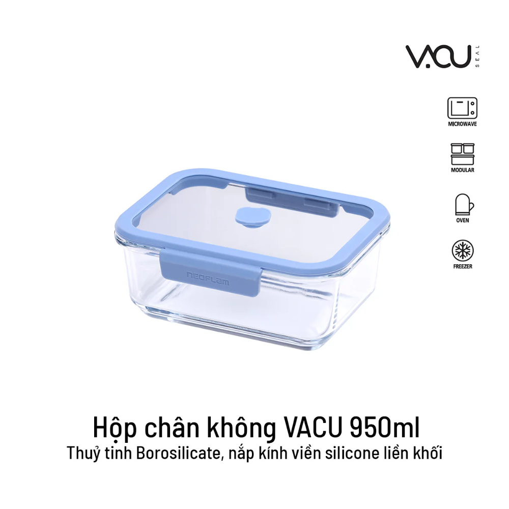 Bộ 8 Hộp Thủy Tinh Chân Không Vacu Seal