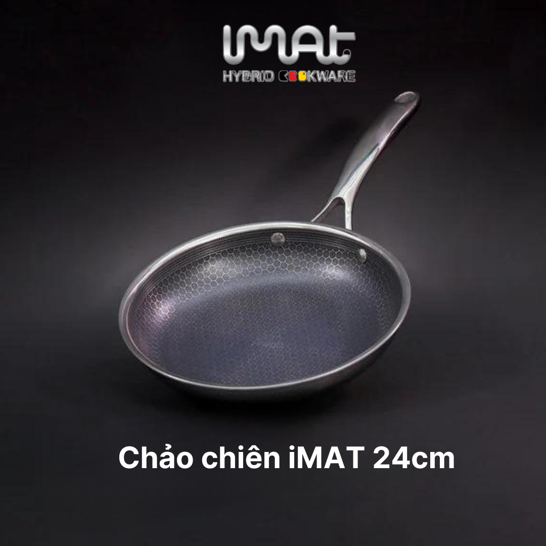 Bộ 6 nồi chảo inox iMAT Hybrid - Lựa chọn 1