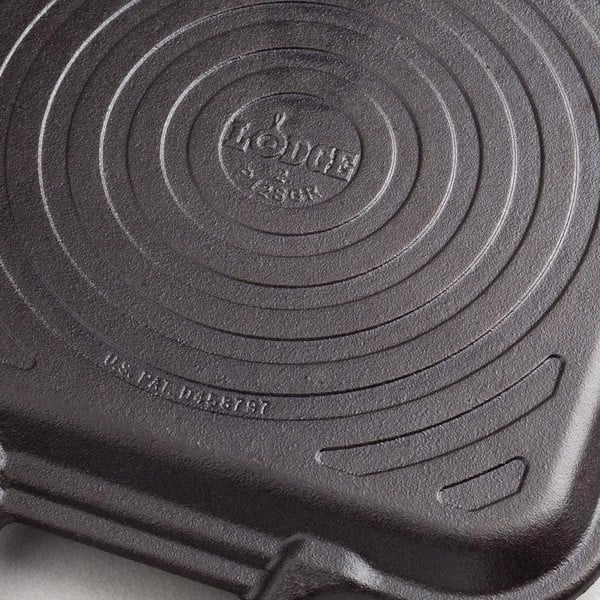 Chảo gang Lodge - P12SGR3 Chảo gang nướng hình vuông 30.48cm