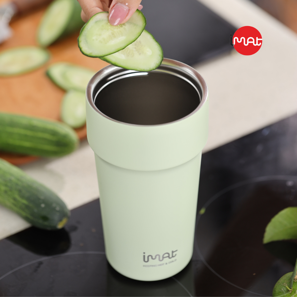 Ly/Cốc Imat Tumbler Inox Giữ Nhiệt Quai Xách Inox 304 710ml|900ml