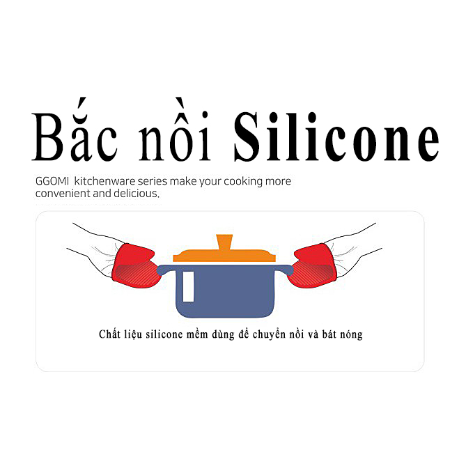 Bắc nồi silicone GGOMI GG738