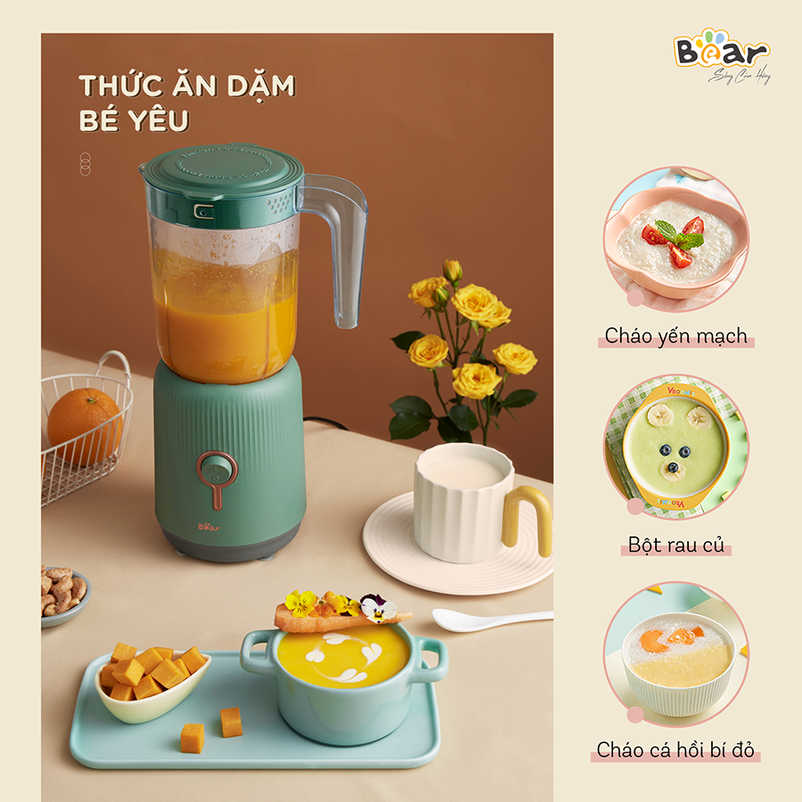 Máy xay 3 in 1 đa năng Bear BL-B10V2