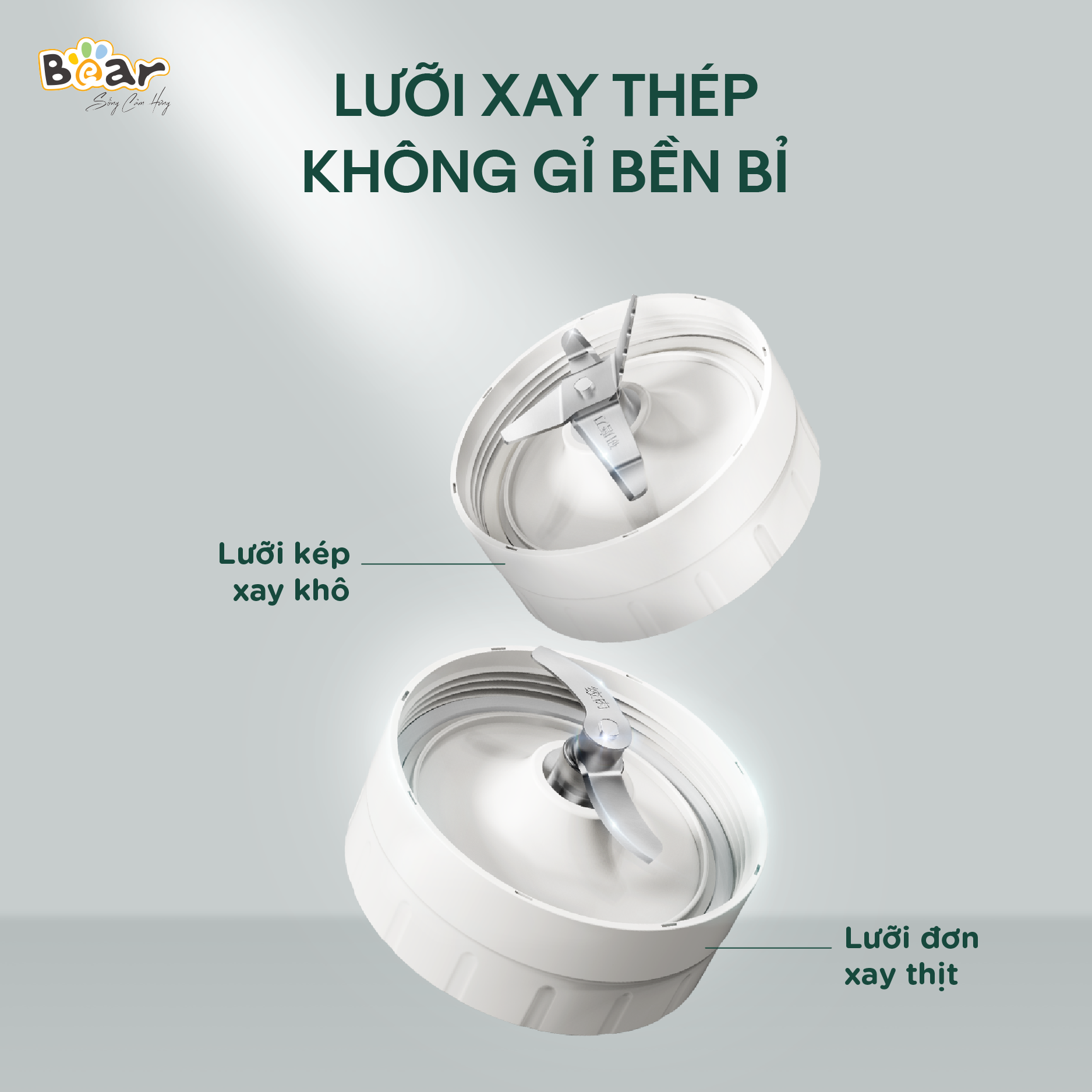 Máy xay 3 in 1 đa năng Bear BL-B10V2
