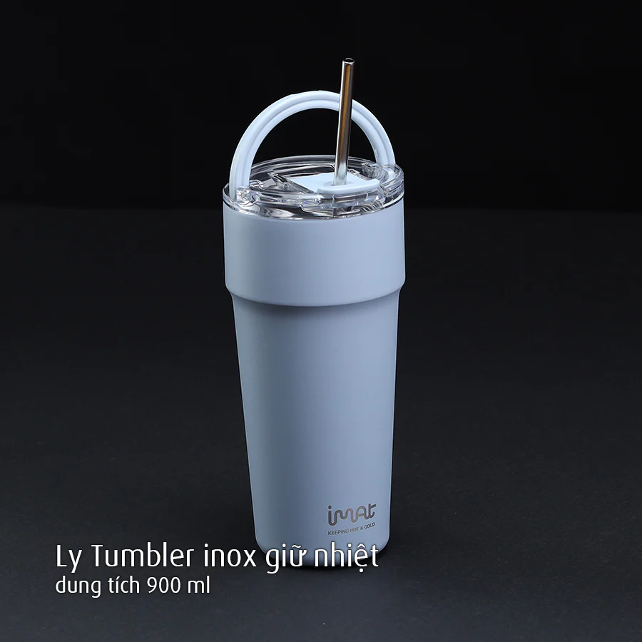 Ly/Cốc Imat Tumbler Inox Giữ Nhiệt Quai Xách Inox 304 710ml|900ml