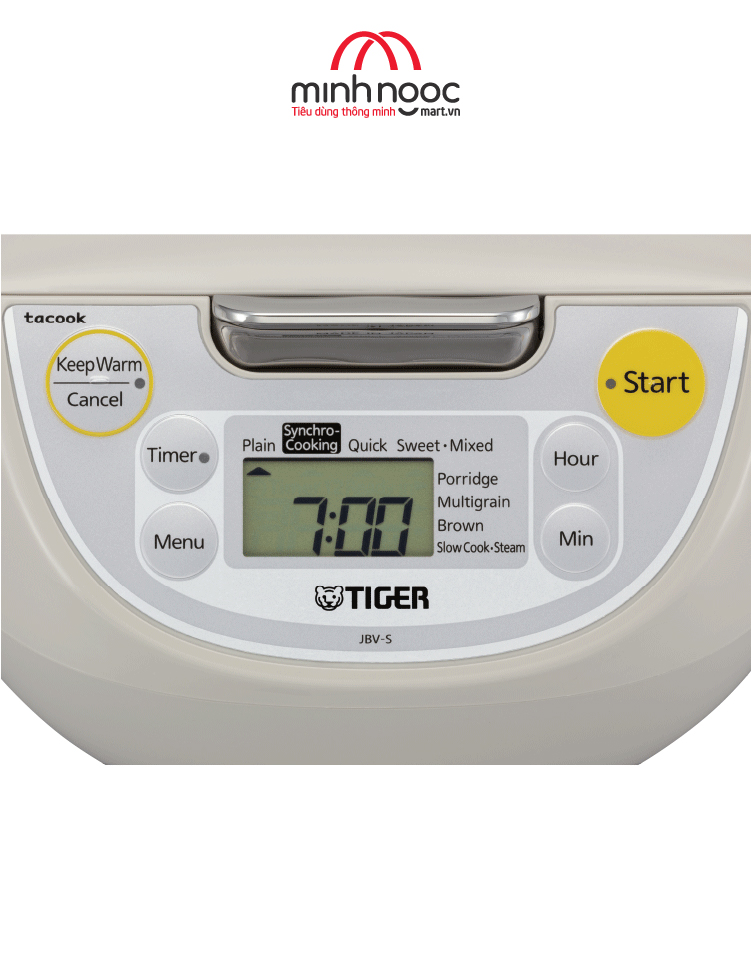 Nồi cơm điện Tiger dung tích 1.8l  JBV - S18W MADE IN JAPAN