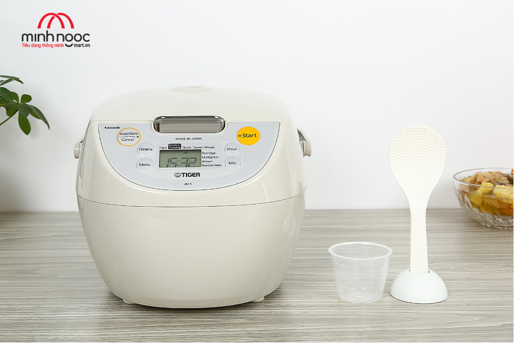 Nồi cơm điện Tiger dung tích 1.8l  JBV - S18W MADE IN JAPAN