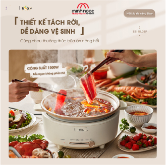 Nồi lẩu điện Bear 5L SB-NL05F
