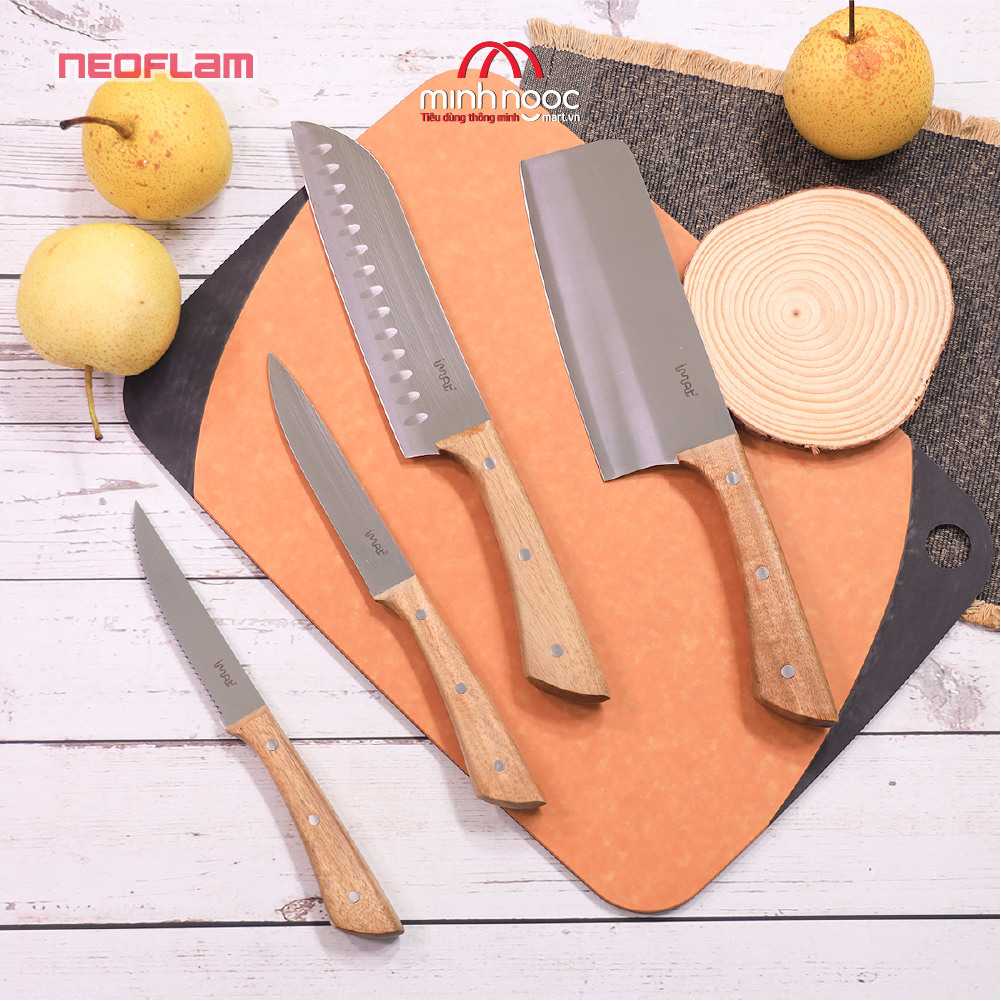 Dao iMAT ăn Bít tết cán gỗ