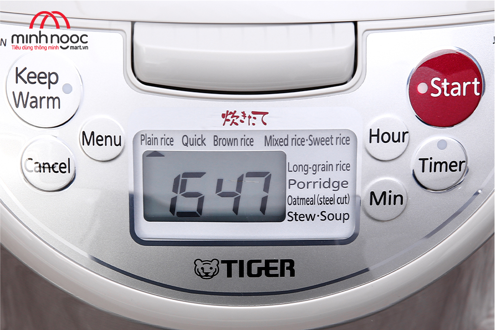 Nồi cơm điện Tiger dung tích 1.8l JKW - A18W MADE IN JAPAN