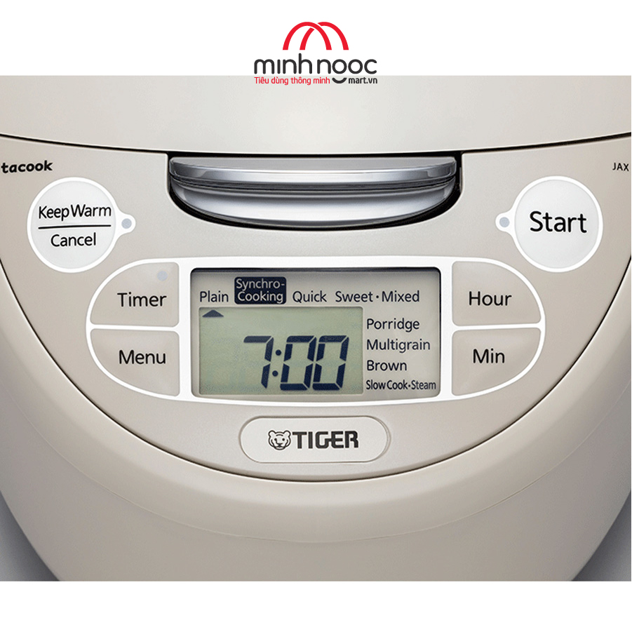 Nồi cơm điện Tiger dung tích 1.0  JAX - R10W MADE IN JAPAN