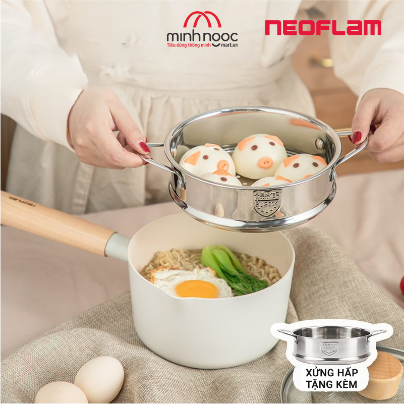 Nồi (quánh) Neoflam Fika 16cm kèm xửng
