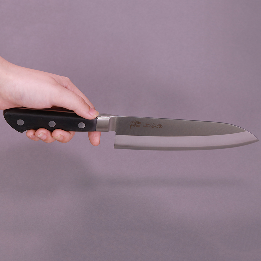 Dao Santoku Dragon có lưỡi cố định bằng thép không gỉ
