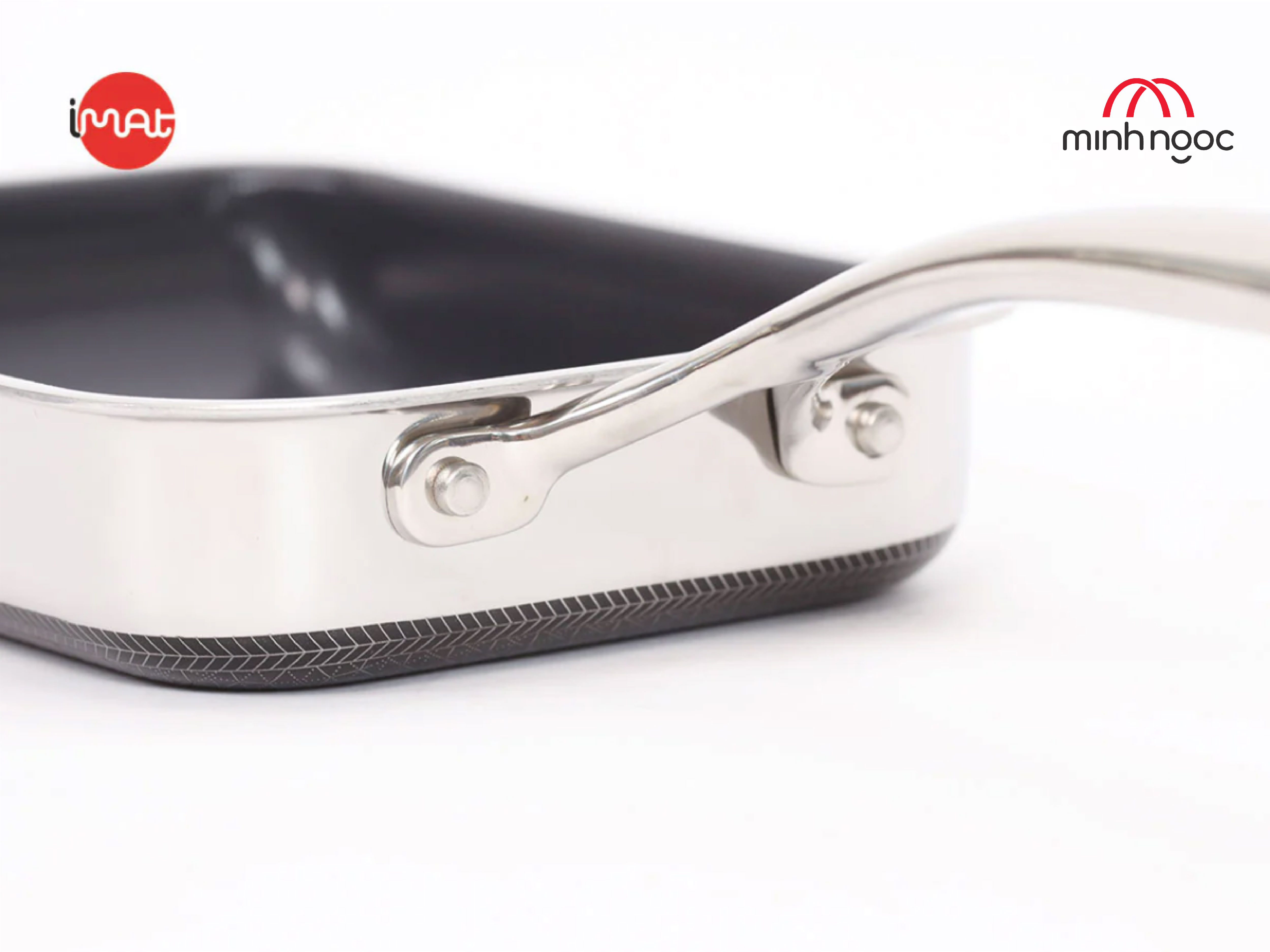 Chảo chiên trứng iMat Hybrid 15cm
