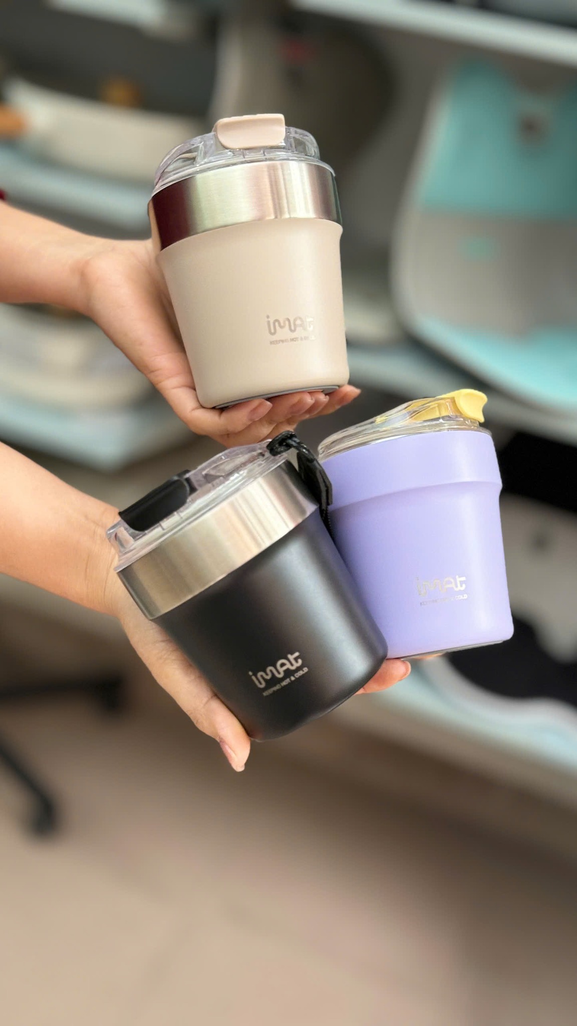 Cốc Lắc Inox 240ml 2 Thành Không Giữ Nhiệt Nóng Lạnh