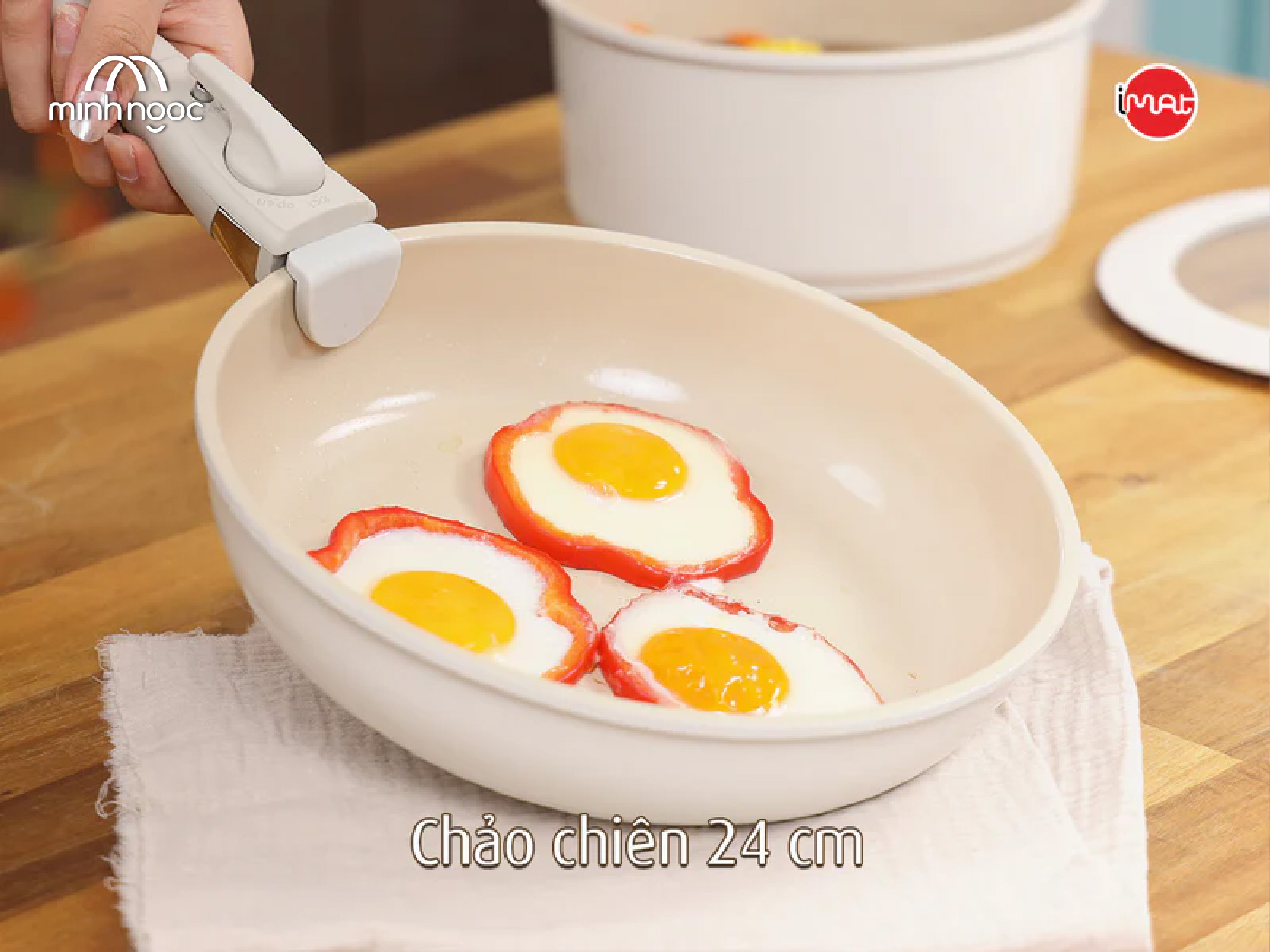 Bộ 3 nồi chảo cán rời Neoflam Hàn Quốc