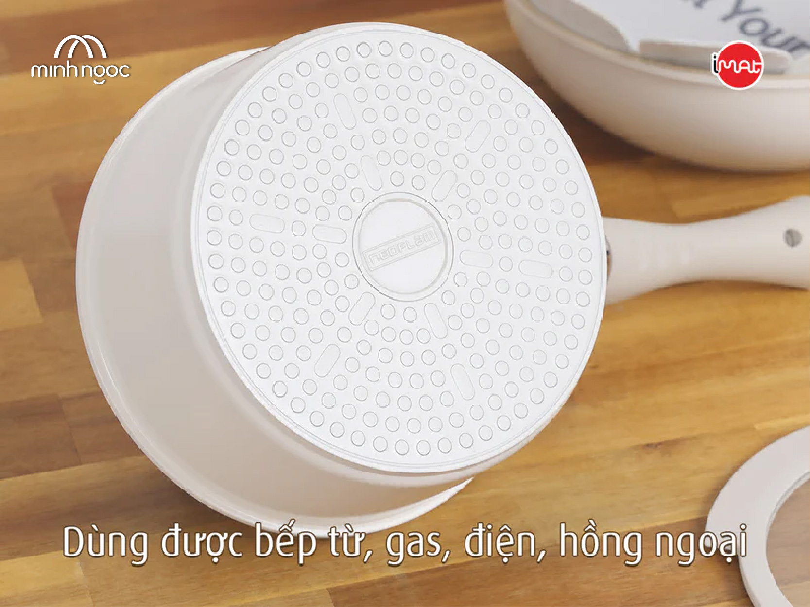 Bộ 3 nồi chảo cán rời Neoflam Hàn Quốc