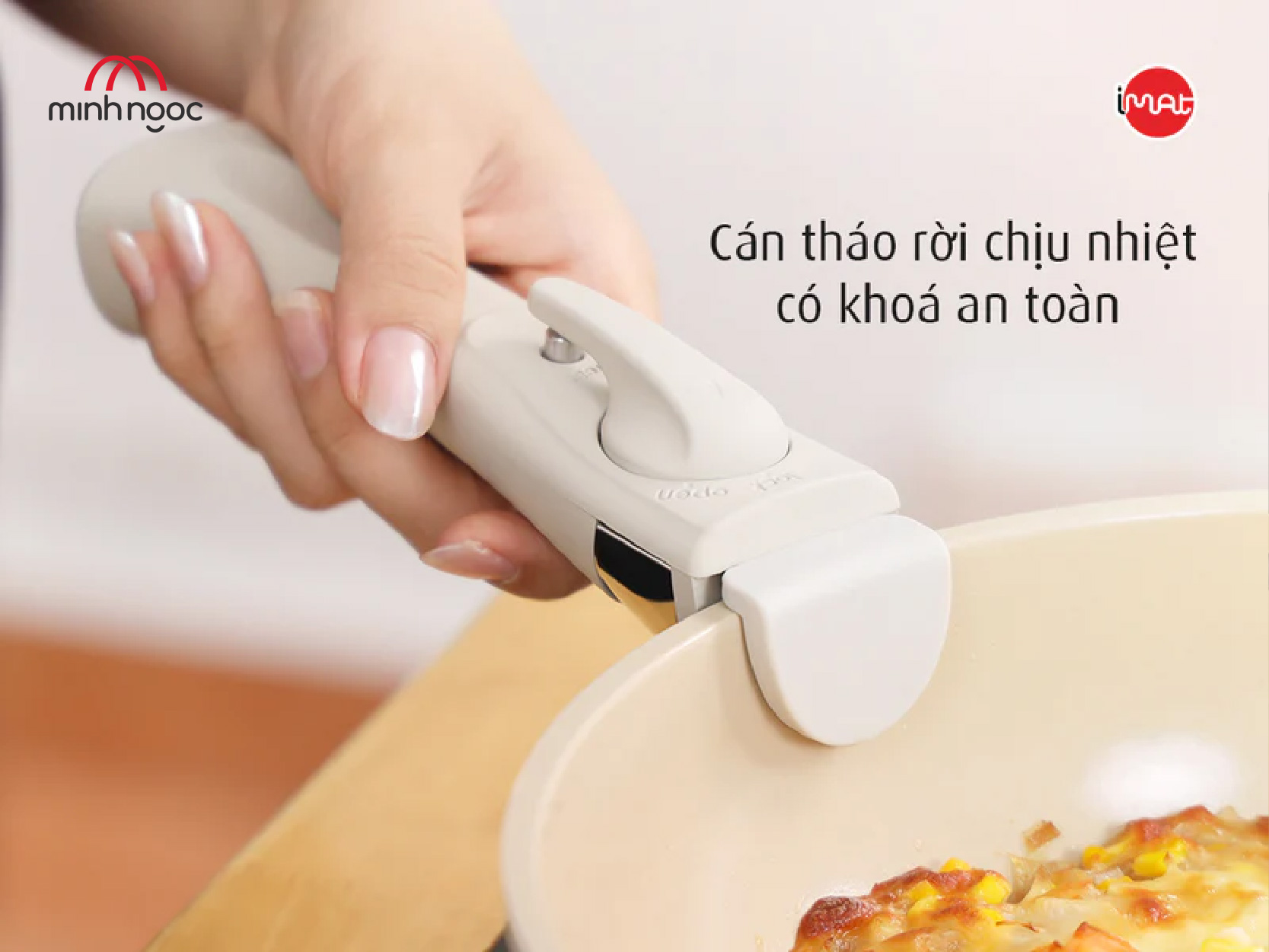 Bộ 3 nồi chảo cán rời Neoflam Hàn Quốc