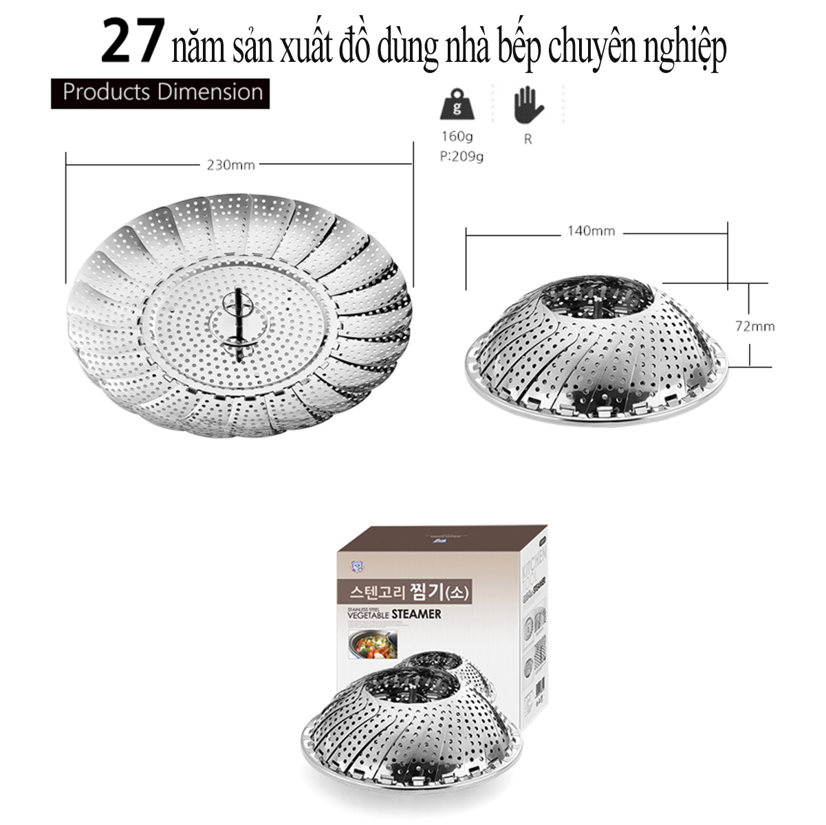 Vỉ hấp GG835 GGOMI GG835