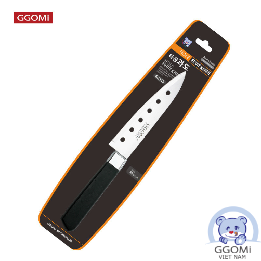 Dao gọt hoa quả có lỗ GGOMi Hàn Quốc GG355