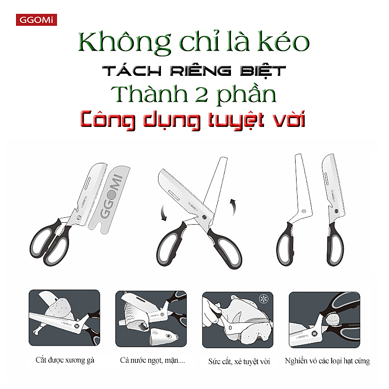 Kéo cắt gà GGOMI GG172