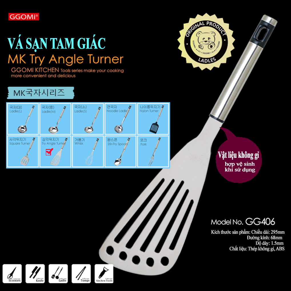Vá tam giác GGOMI GG406 Hàn Quốc