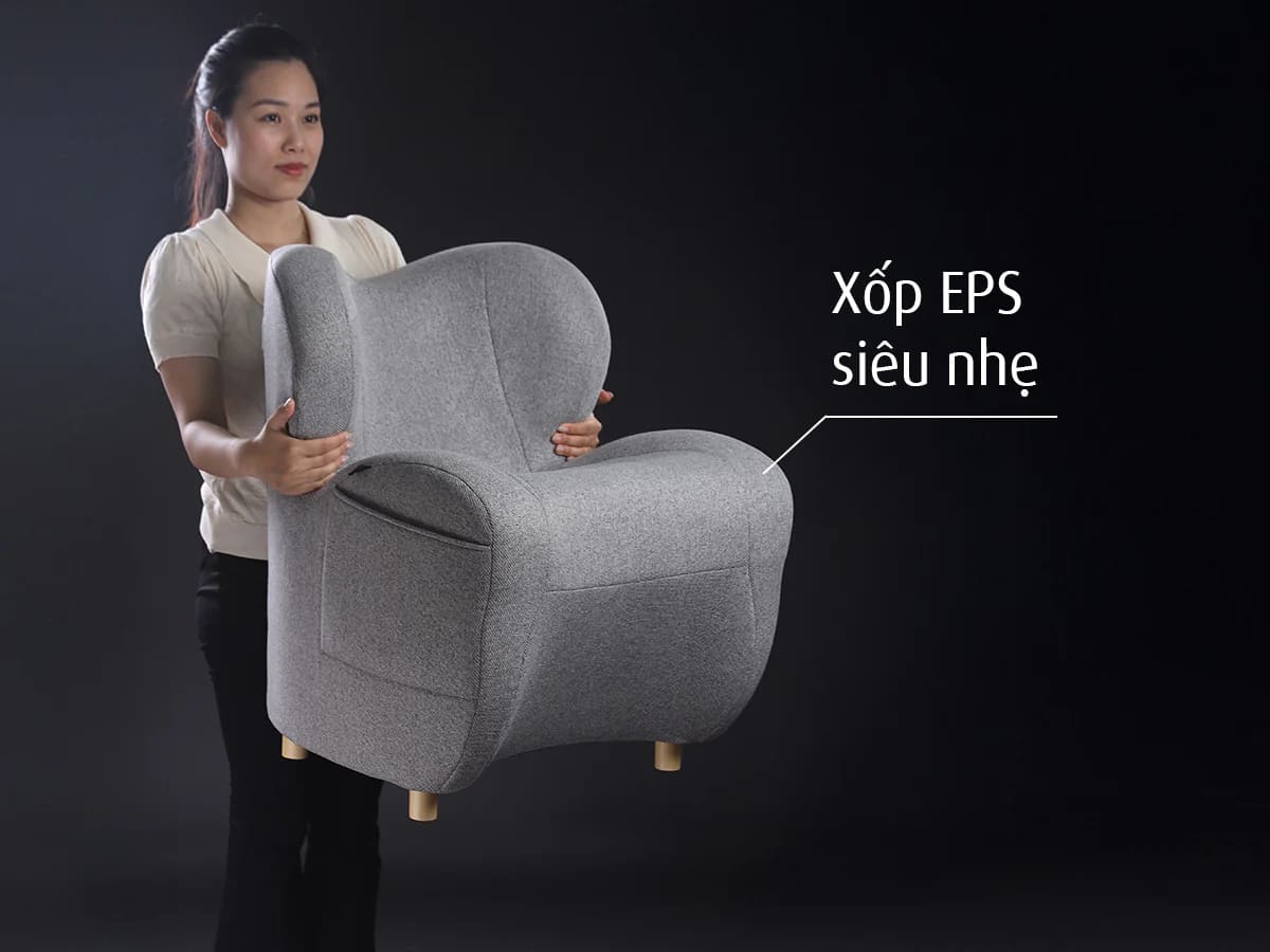 Ghế sofa chỉnh dáng ngồi đúng iMat màu Ghi xám