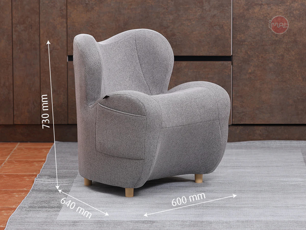 Ghế sofa chỉnh dáng ngồi đúng iMat màu Ghi xám