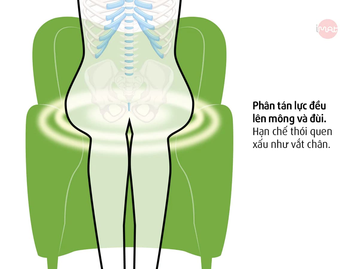 Ghế sofa chỉnh dáng ngồi đúng iMat màu Ghi xám