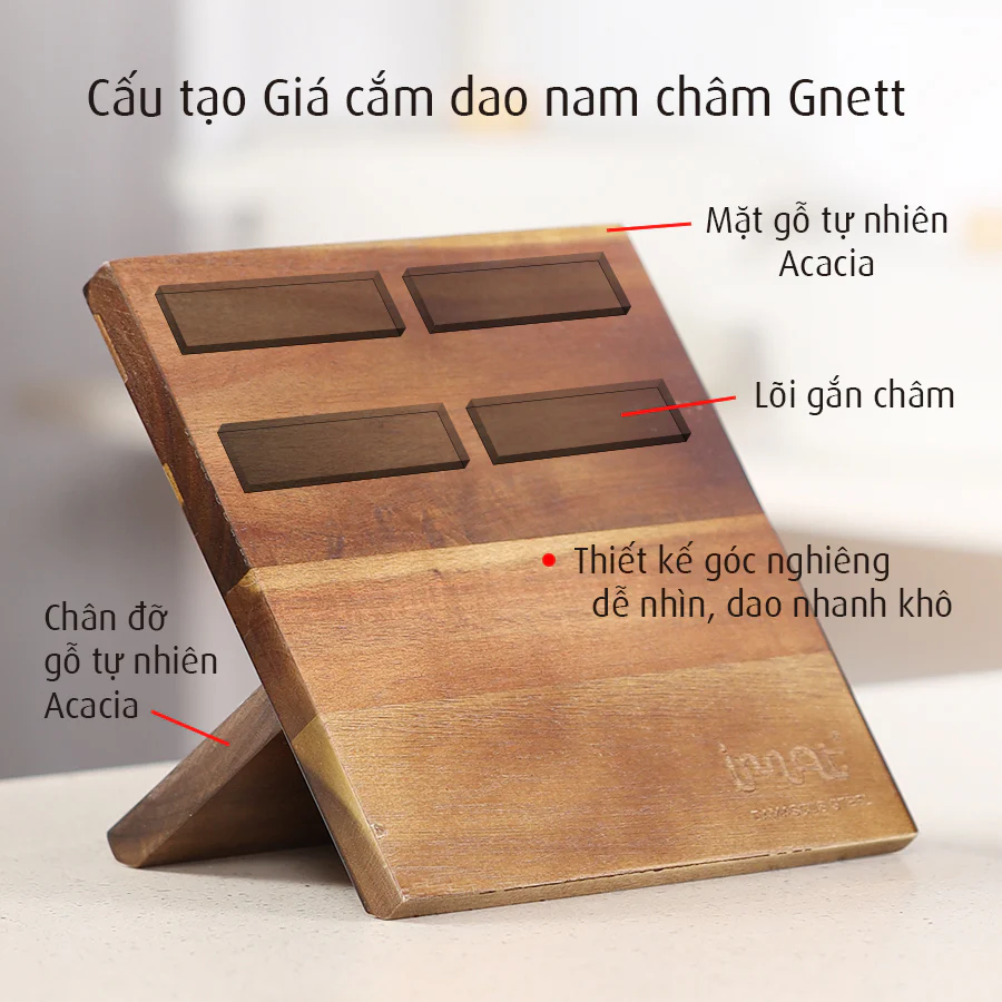 Giá Cắm Dao Nam Châm Imat Gnett
