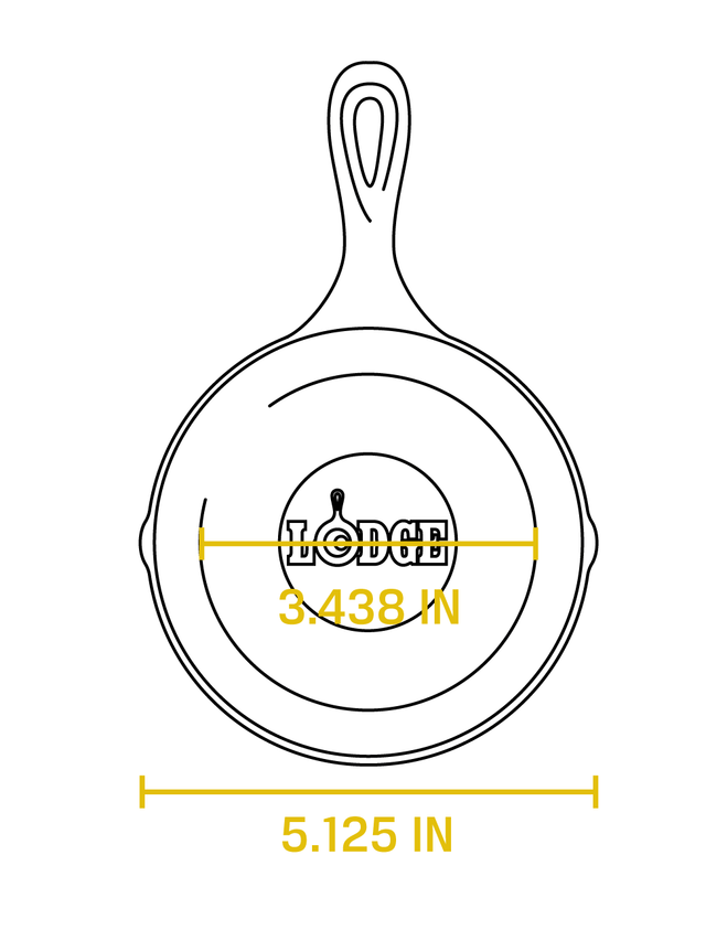 Chảo gang Lodge - H5MS Chảo gang 13cm