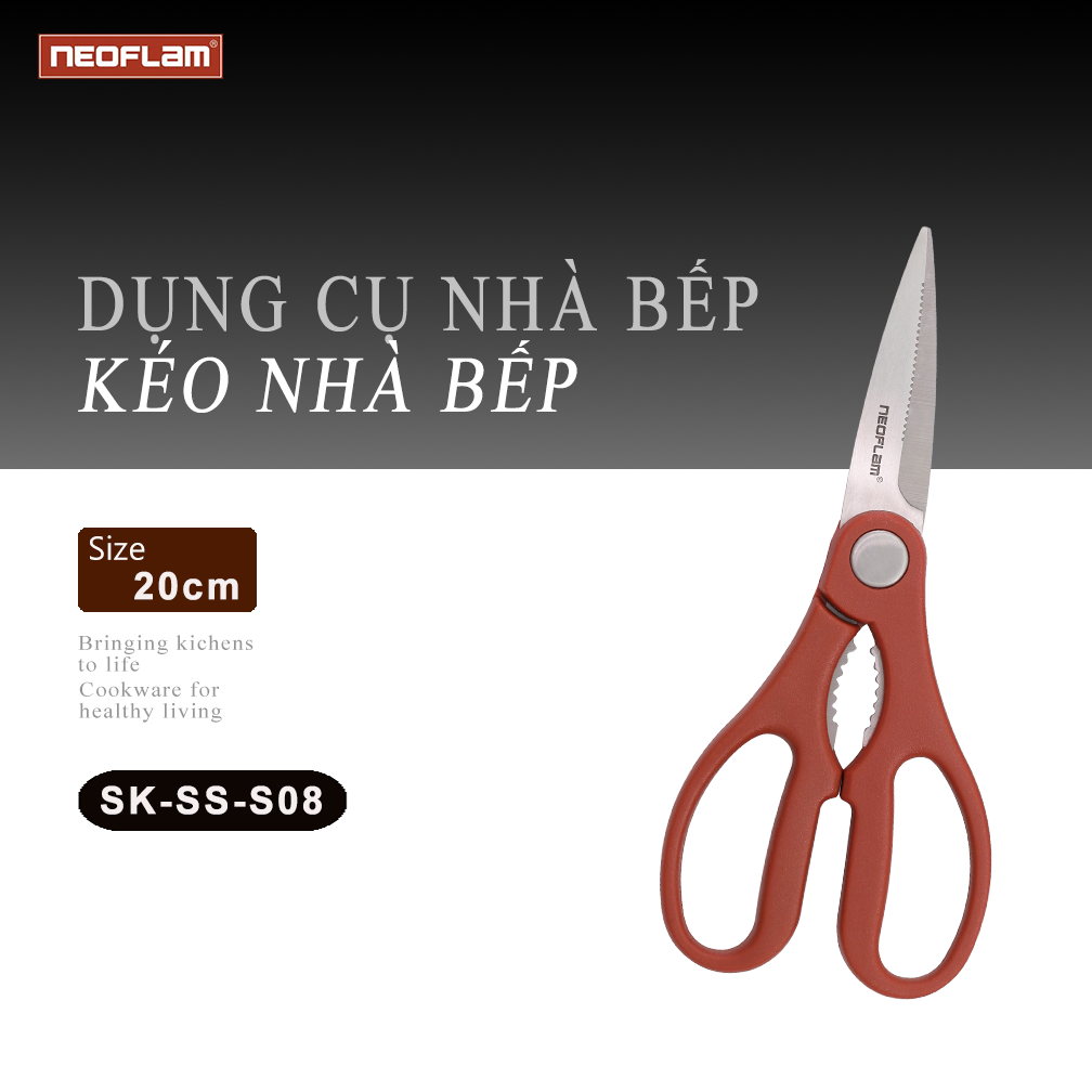 Kéo nhà bếp Neoflam thép không gỉ CK-SS-S08