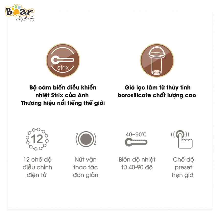 Máy Pha Trà đa năng Bear SUBE011