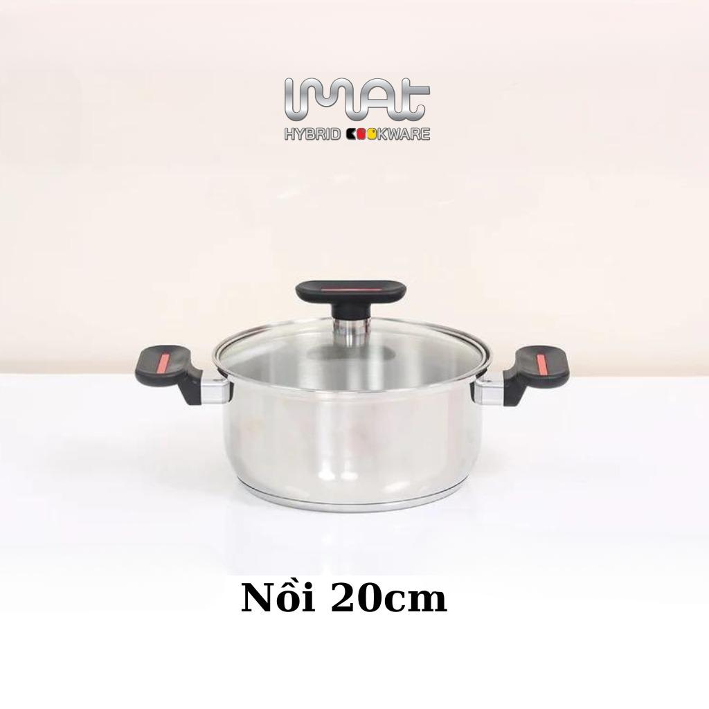 Bộ 5 nồi chảo iNox 304 không chống dính iMAT