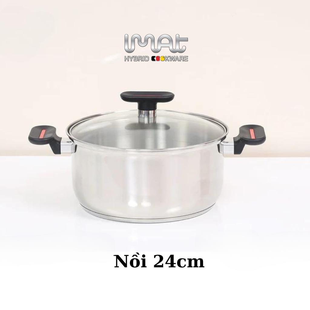Bộ 5 nồi chảo iNox 304 không chống dính iMAT
