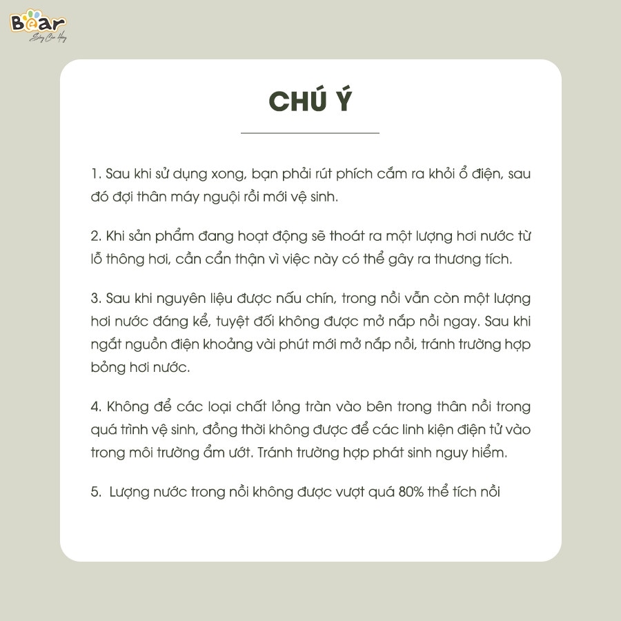 Nồi nấu chậm Bear 2L SB-NNC20