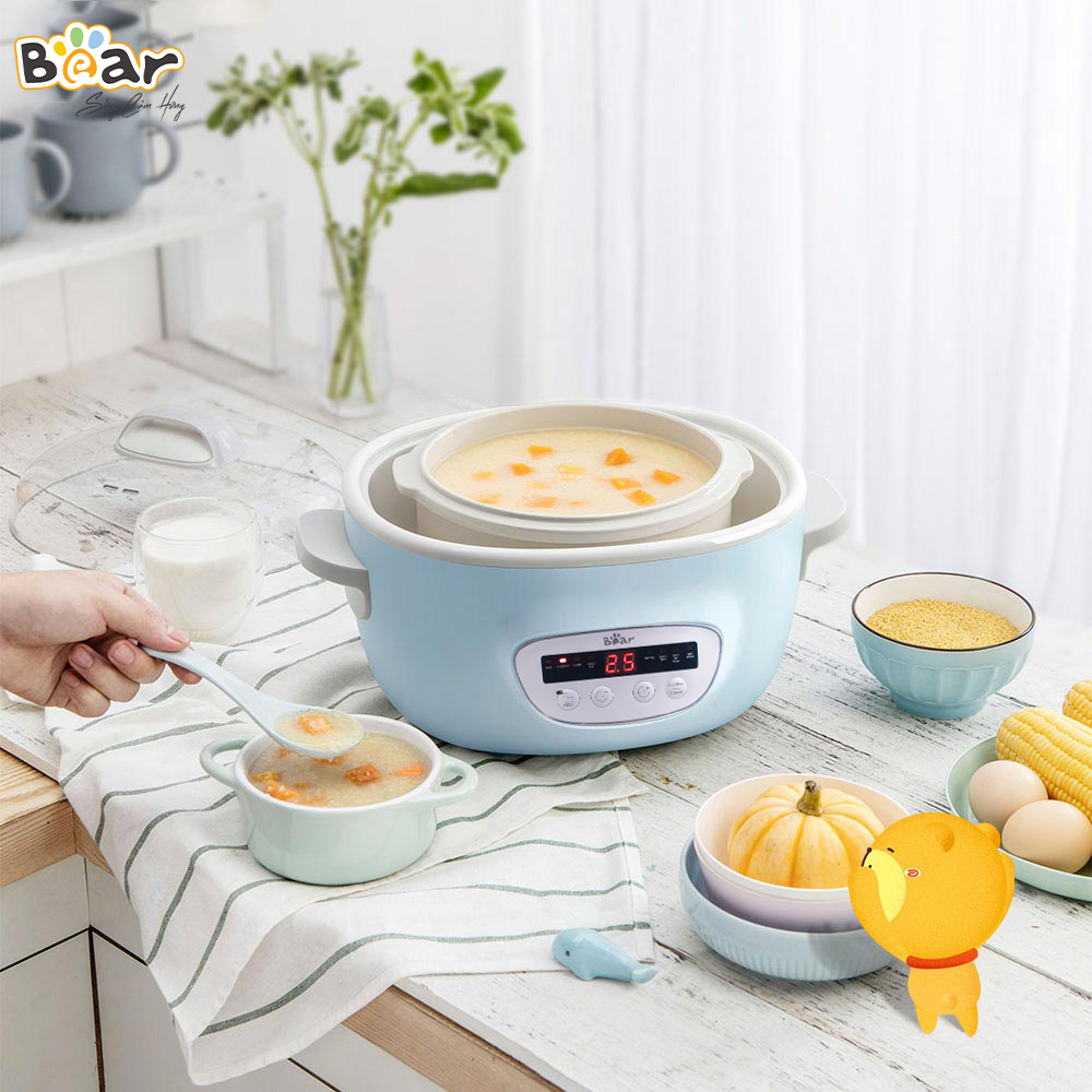 Nồi Nấu Chậm 2.5L Bear Sube003