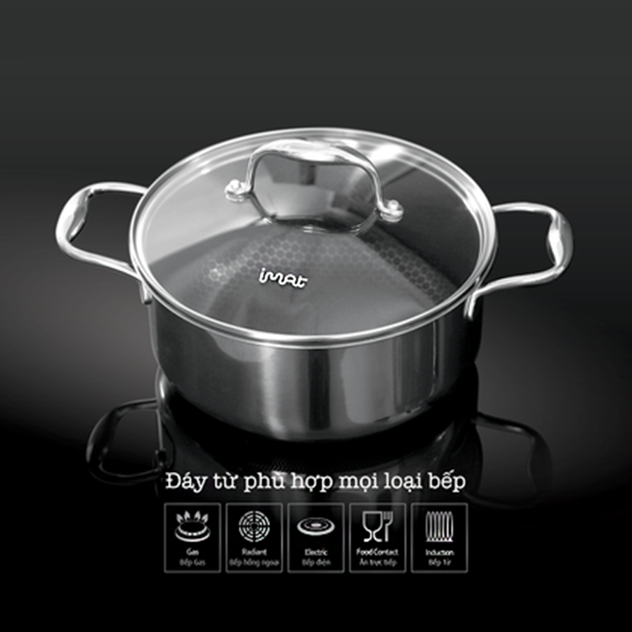 Bộ 3 nồi chảo iMat Blackcube đa năng, Sản phẩm Blackcube Hàn Quốc