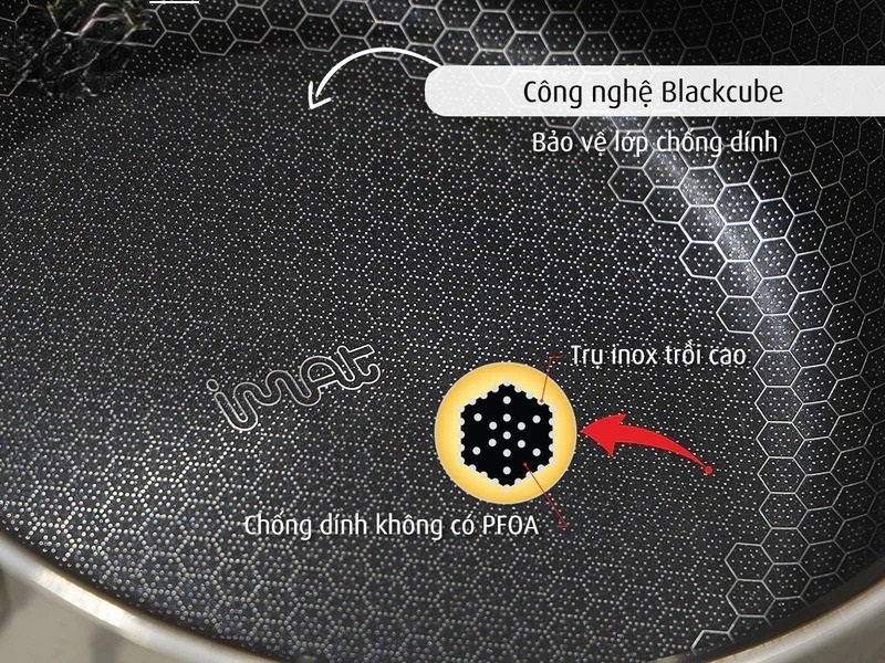 Bộ 4 nồi chảo iNox iMat Hybrid
