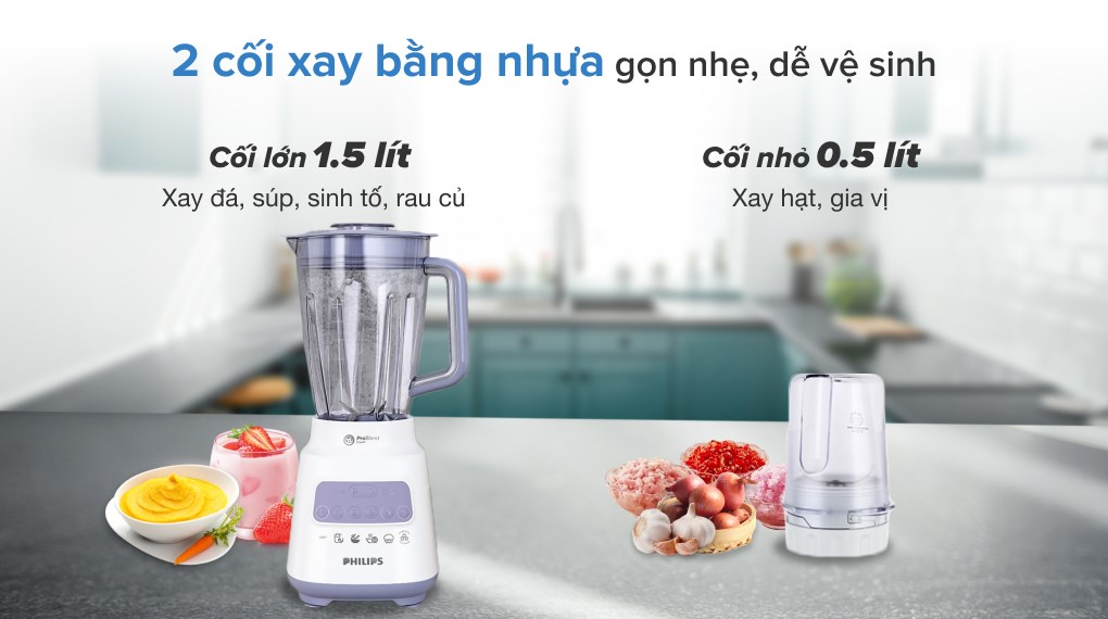 Máy xay sinh tố Philips HR2221 700W