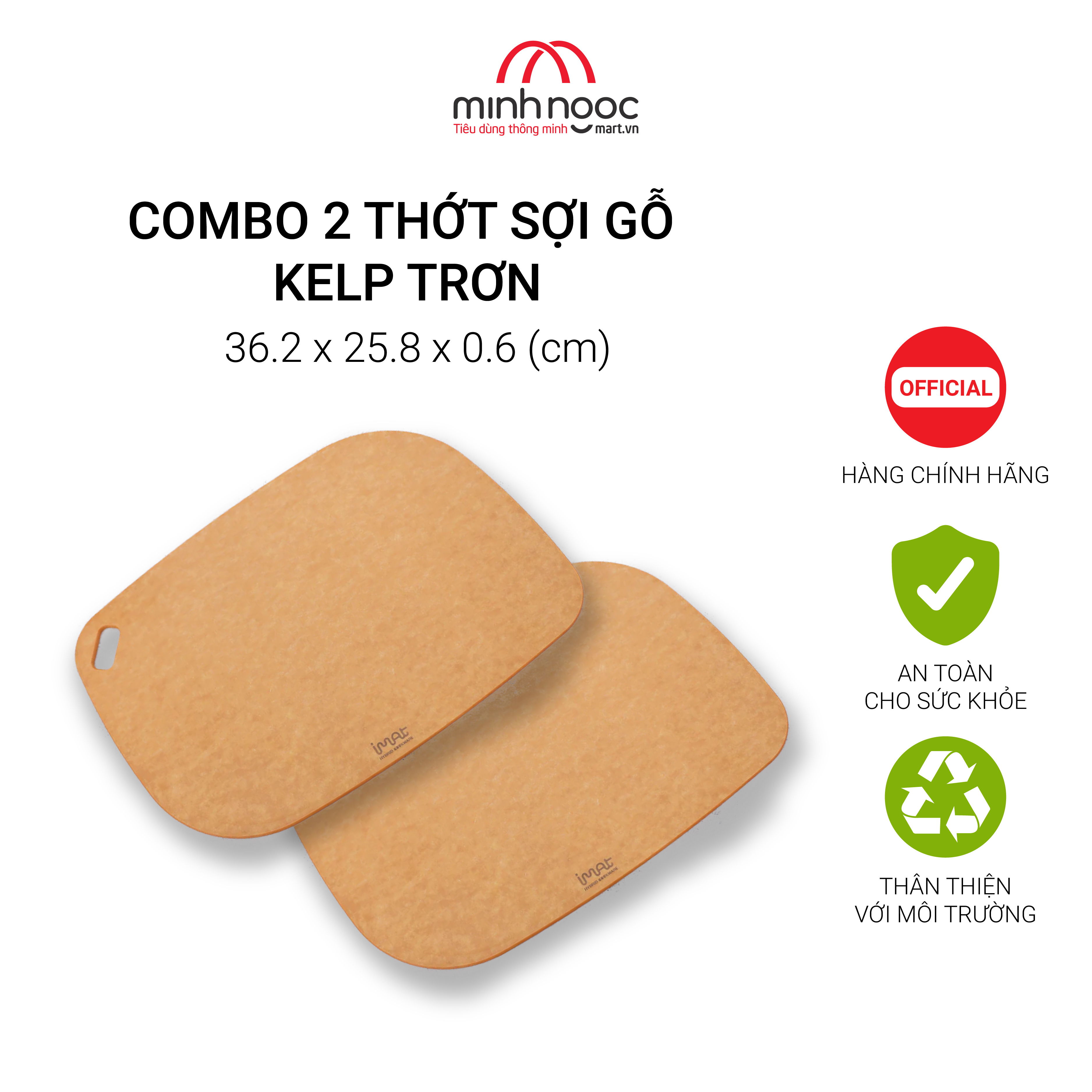 Thớt sợi gỗ Kelp Imat