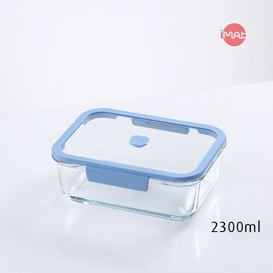 Bộ 6 Hộp Thủy Tinh Chân Không Neoflam Vacu Seal