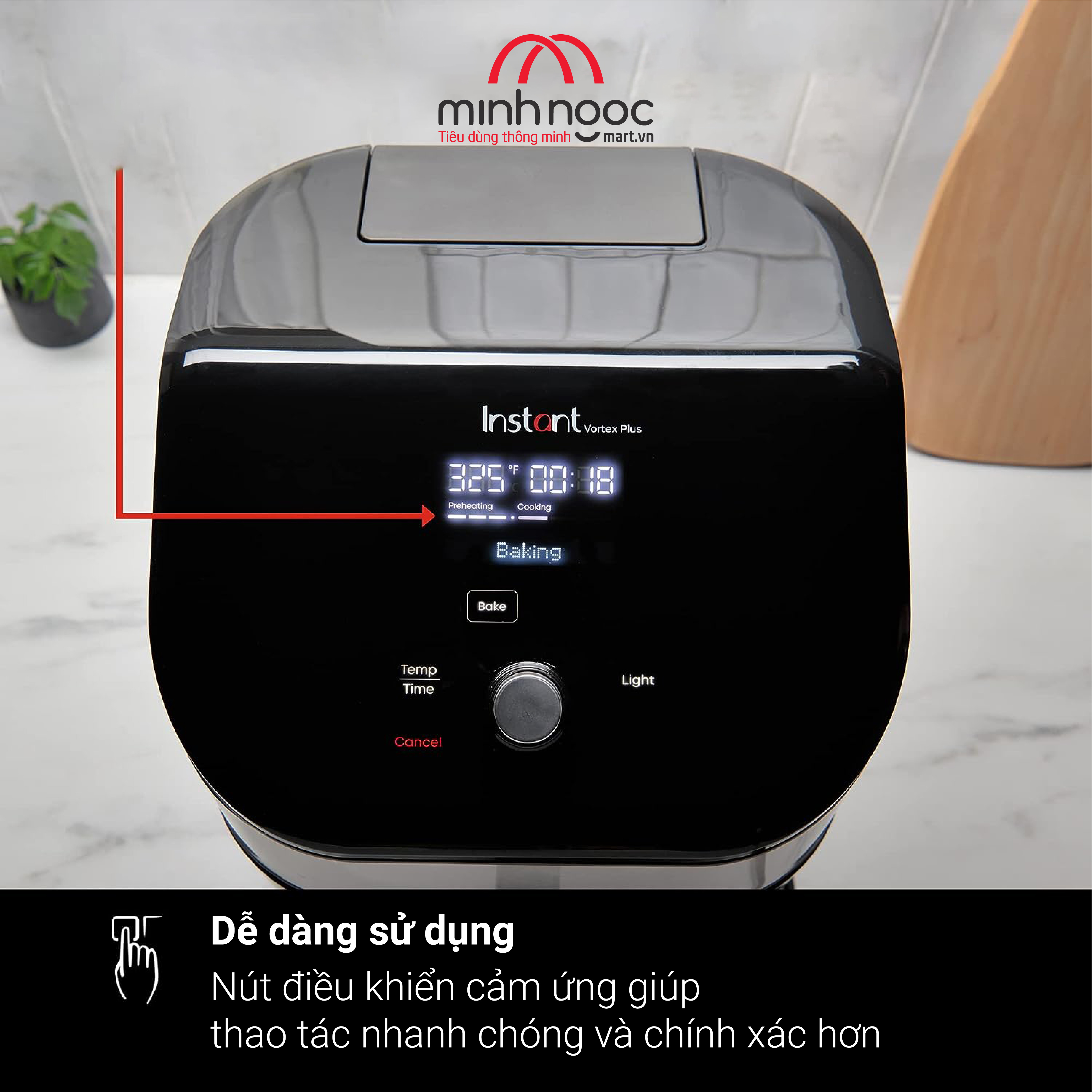 Nồi chiên Instant Vortex - Trải nghiệm nấu ăn hiện đại và tiện lợi