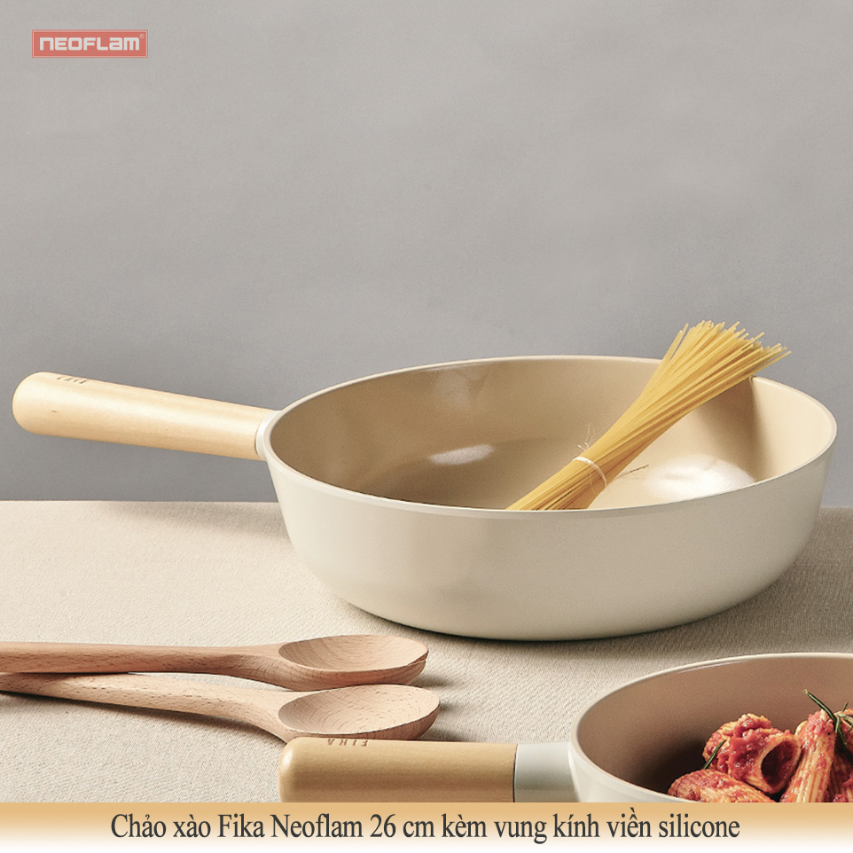Chảo xào, sâu Neoflam Fika Hàn Quốc 26cm