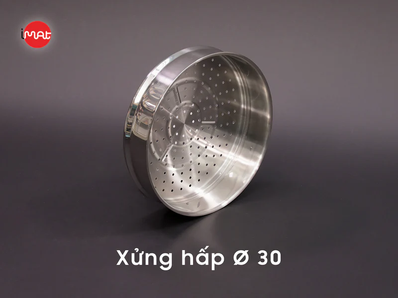 Xửng hấp iMat inox 304 nhiều kích cỡ 18 I 20 I 22 I 24 I 26 I 28 I 30(cm).Dùng cho nồi, chảo cùng size